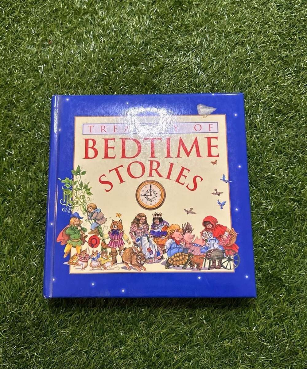 1990s Treasury of Bedtime Stories Hardcover Book Jane Jerrard